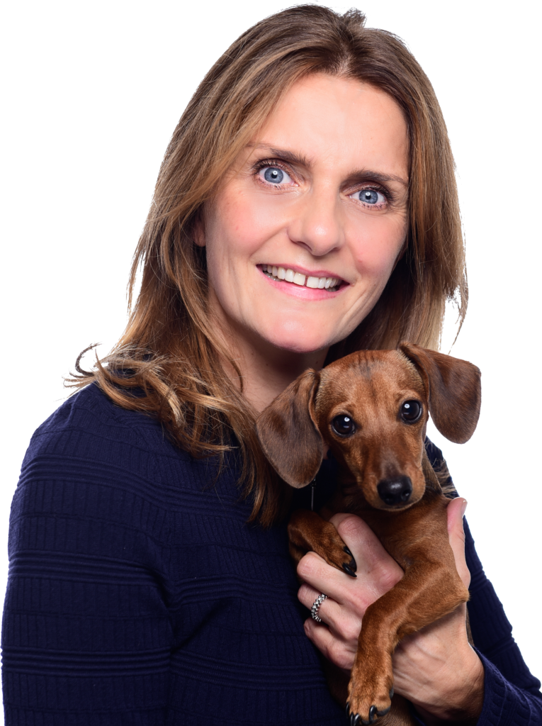 Kathrin Reichenbächer mit Hund Ole